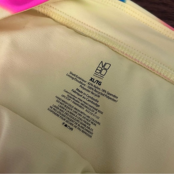 💕NOBO Colorful High-Waisted Bikini Bottoms XL NWOT - Picture 4 of 7